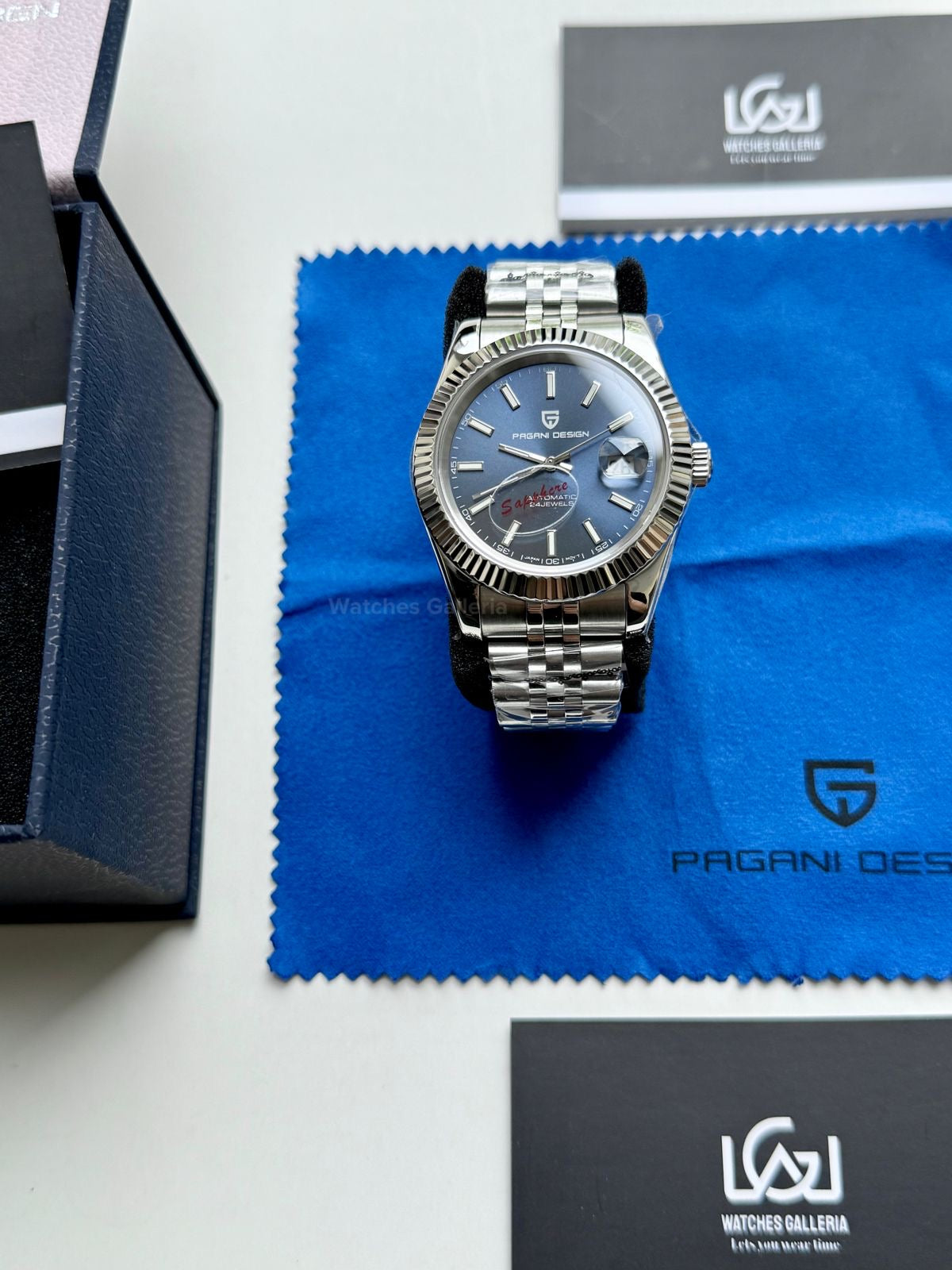 Pagani Design Datejust Automatic PD1645 (Blue) Pagani Design in Pakistan