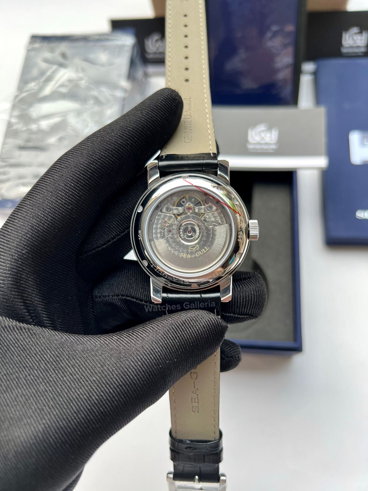 Seagull Flywheel Automatic Mechanical Watch D819622 Watches Galleria