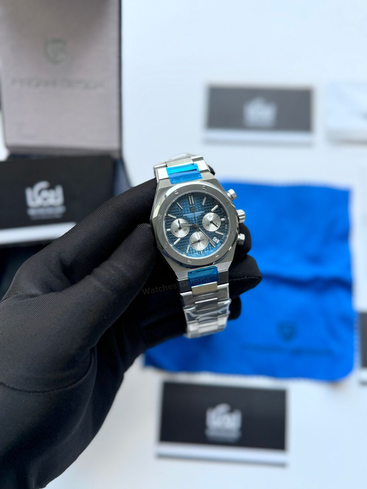 Pagani Design PD1707 Royal Oak Chronograph (Black Dial) Pagani Design Pakistan