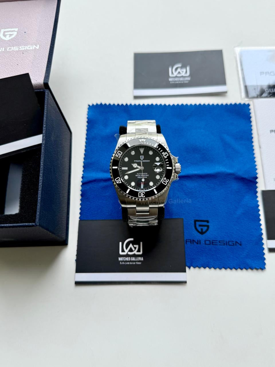 Pagani Design Watch PD1639 Submariner Automatic (Black) Pagani Design in Pakistan