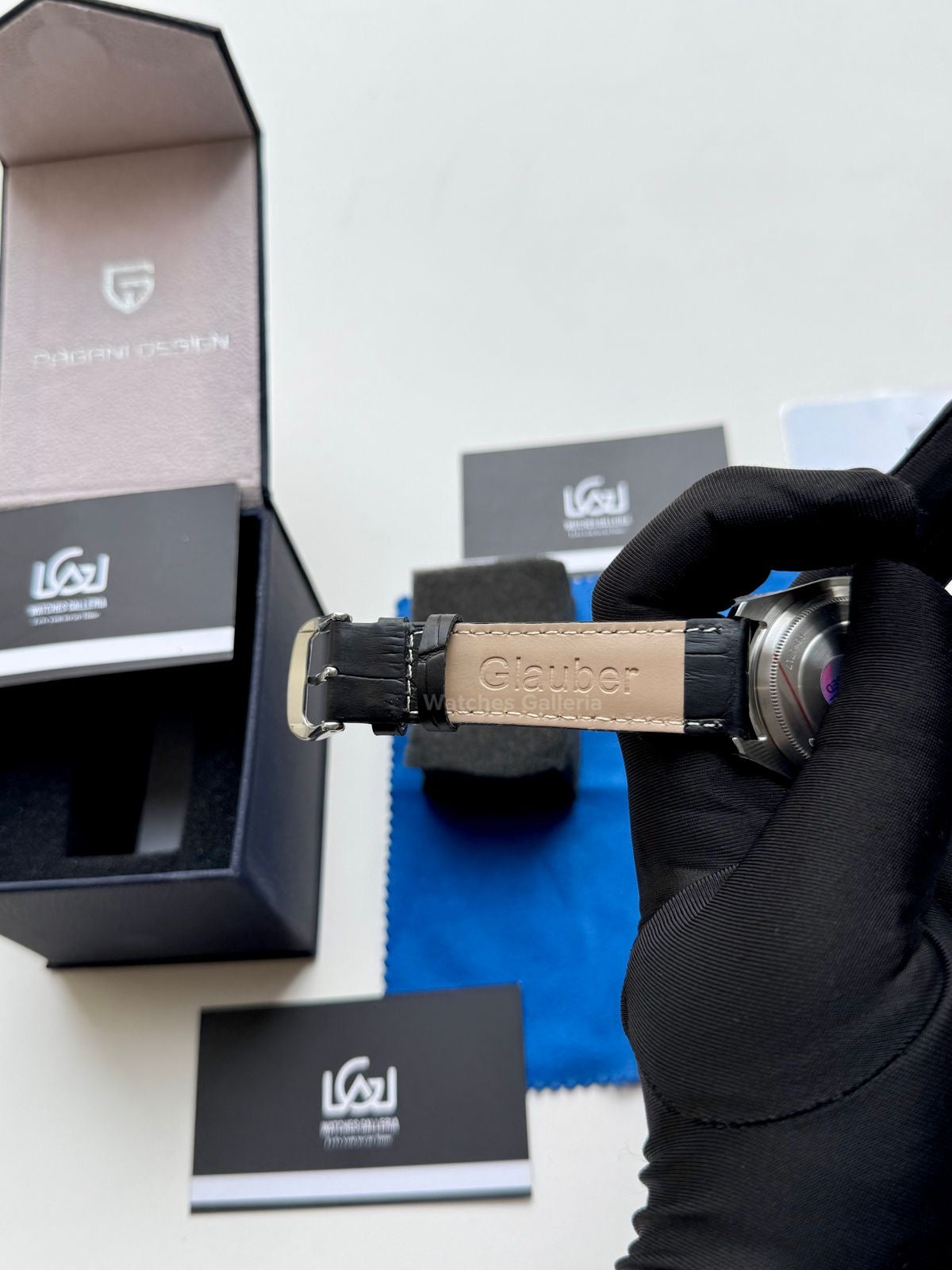 Pagani Design PD1717 Spirit Pilot (Blue/Black Leather Exclusive) Pagani Design Watch Pakistan