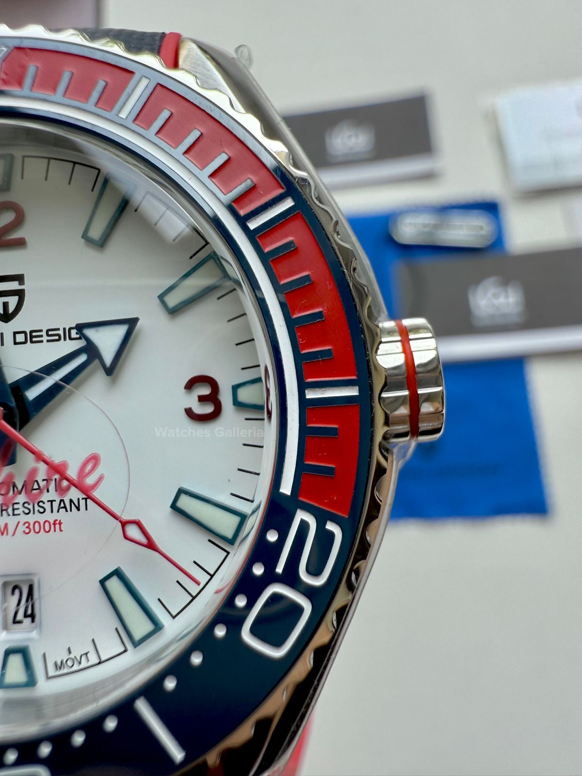 Pagani Design Sea Master Planet Ocean Automatic PD1679 (Blue/White) Pagani Design in Pakistan