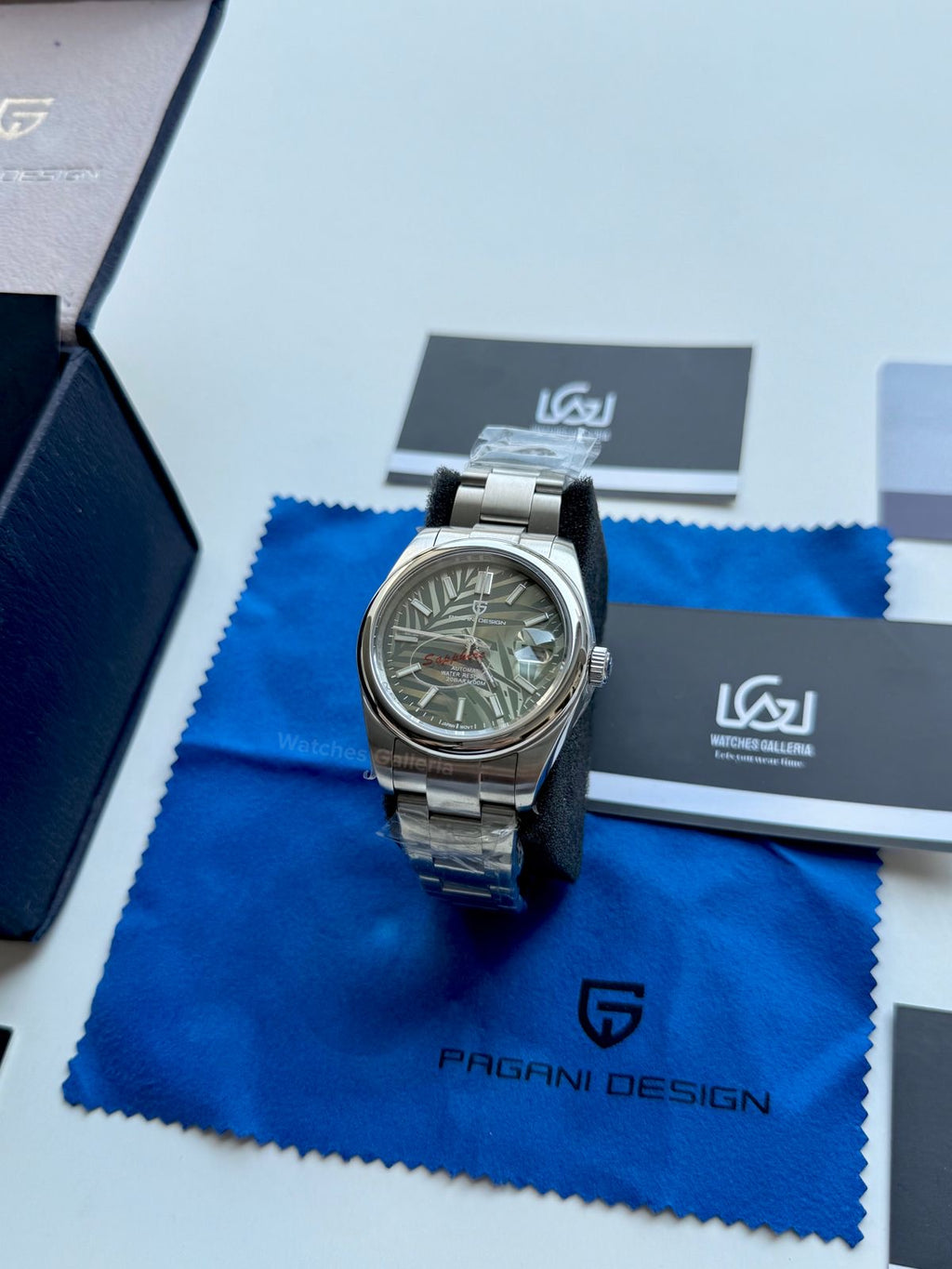 Pagani Design Oyster Perpetual Automatic PD1715 Palm Dial (Green) Pagani Design in Pakistan