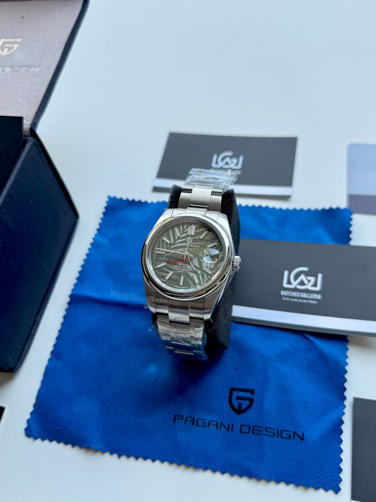 Pagani Design Oyster Perpetual Automatic PD1715 Palm Dial (Green) Pagani Design in Pakistan