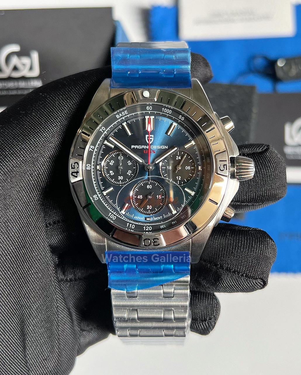 Pagani Design Chronomat W/ Rouleaux Bracelet (Blue) (Discontinued) PD1705