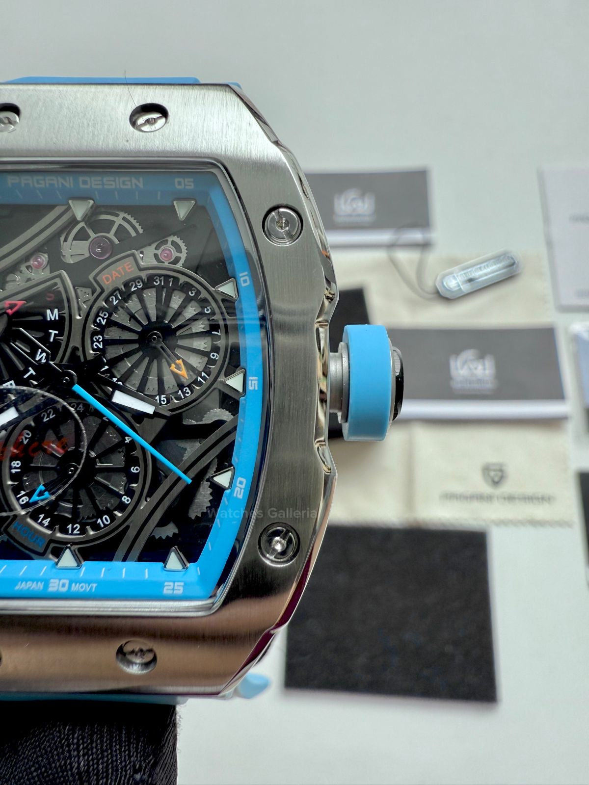 Pagani Design Tonneau Calendar Quartz PDys012 (Sky) Pagani Design in Pakistan