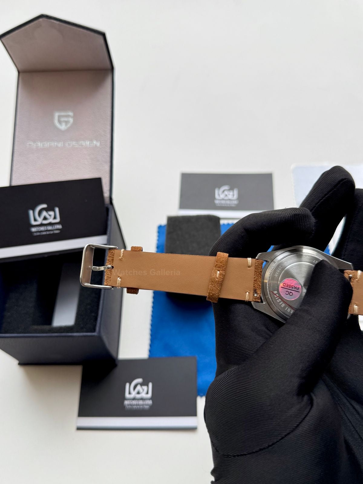 Pagani Design PD1717 Spirit Pilot Automatic (Green Suede Leather Exclusive) Pagani Design in Pakistan