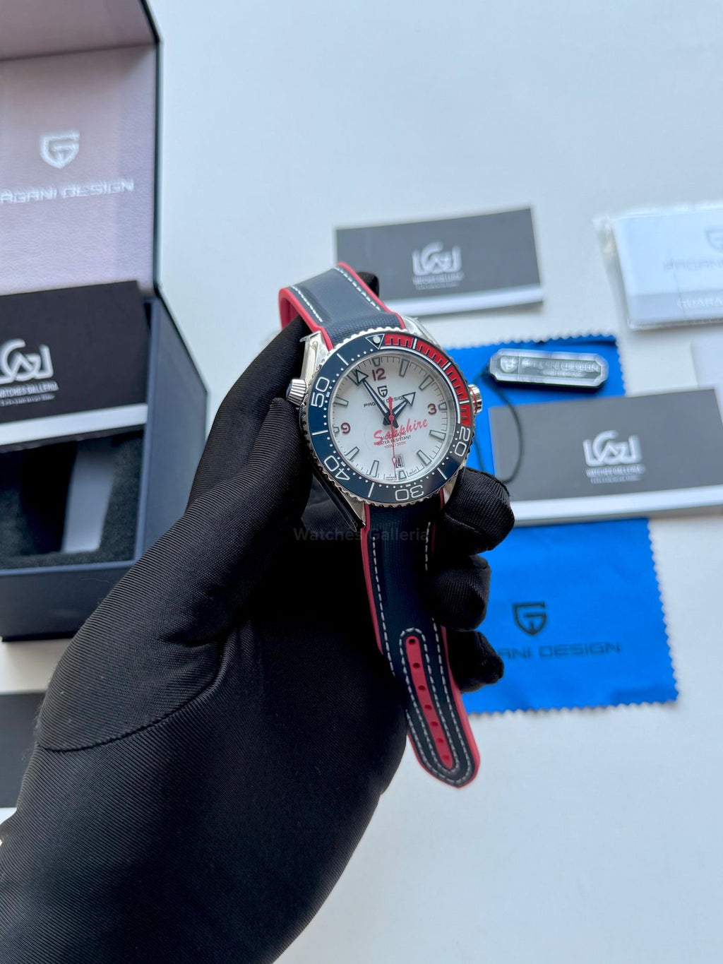 Pagani Design Sea Master Planet Ocean Automatic PD1679 (Blue/White) Pagani Design in Pakistan