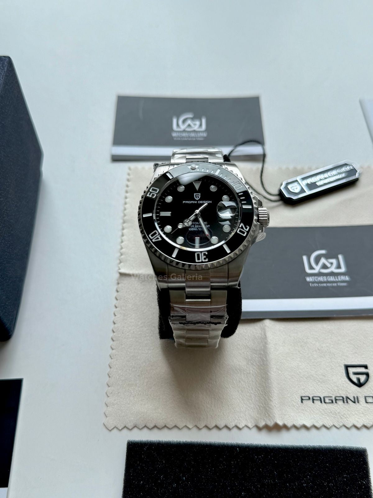 Pagani Design Submariner 43mm Automatic (Black Dial) PD1639 Watches Galleria