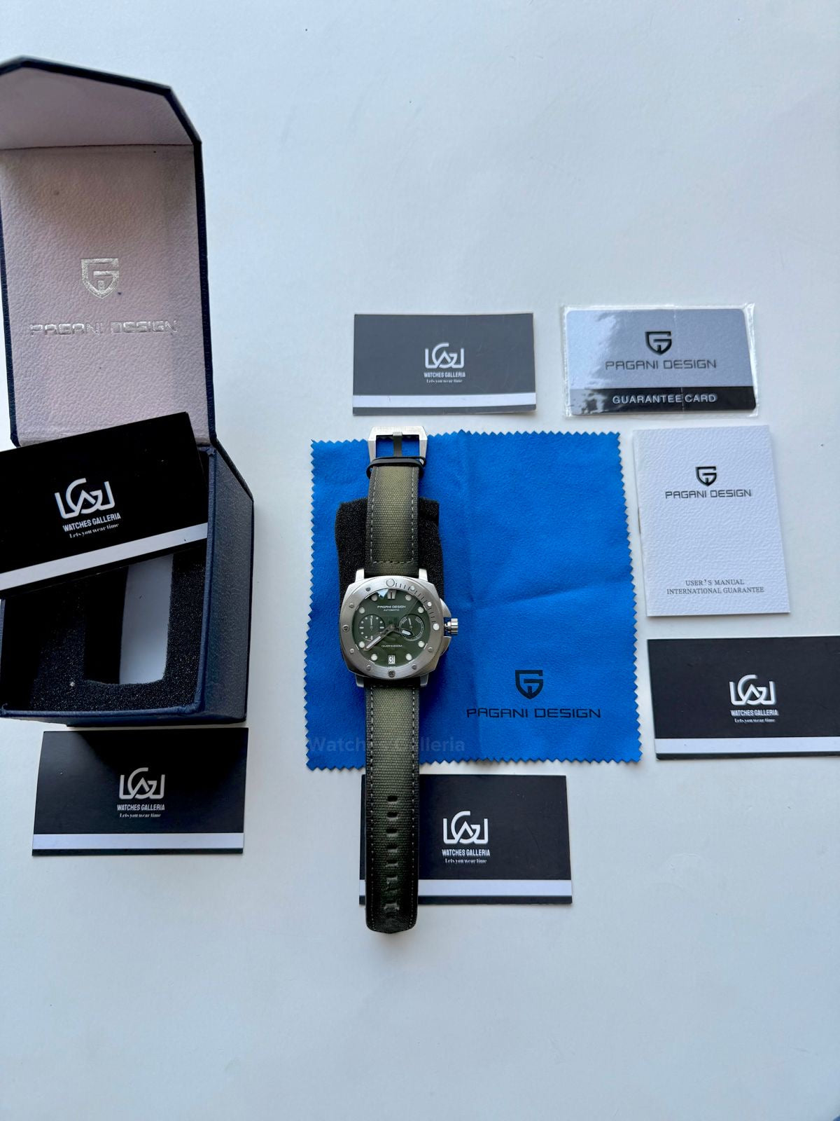 Pagani Design PD1767 Submersible Automatic (Green) Pagani Design Watch in Pakistan