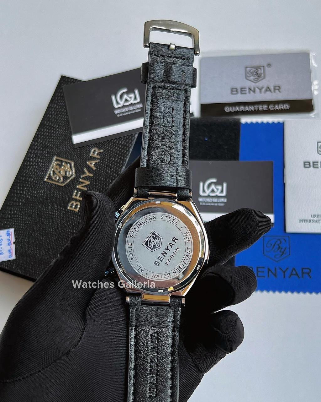 Benyar Chronograph Quartz (Blue Silver) BY5151