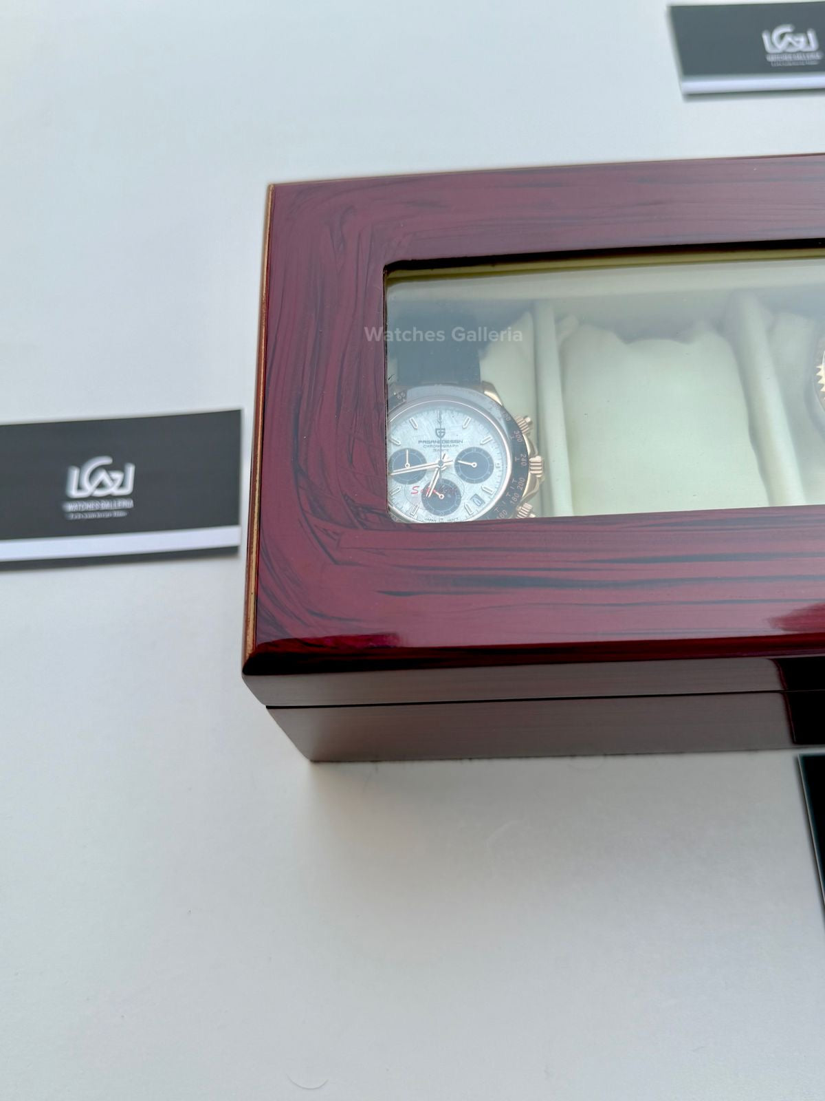 Watch Organizer Box Wooden (6 Slots) Watches Galleria