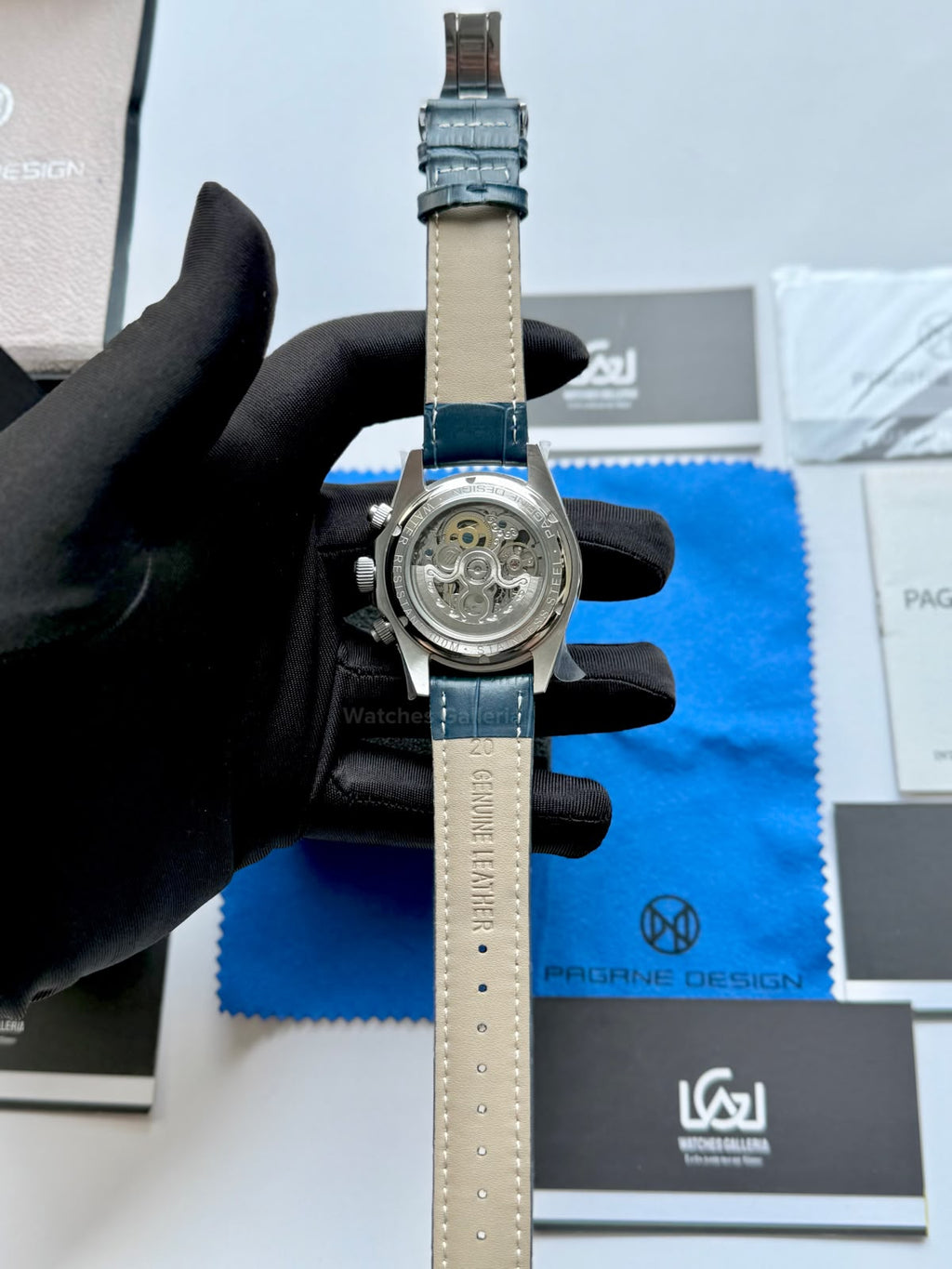 Pagani Design PG1666 Daytona Rainbow Limited Edition Black Automatic Chronograph Watch | 40mm Sapphire Crystal | HZ2196G Movement | 100M Water Resistant