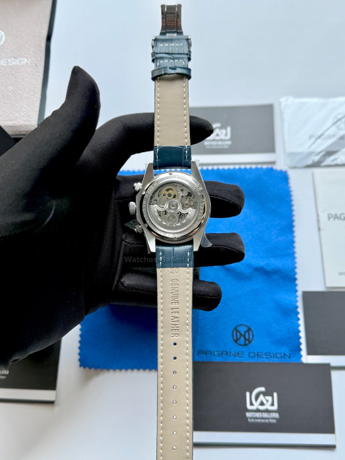 Pagani Design PG1666 Daytona Rainbow Limited Edition Black Automatic Chronograph Watch | 40mm Sapphire Crystal | HZ2196G Movement | 100M Water Resistant