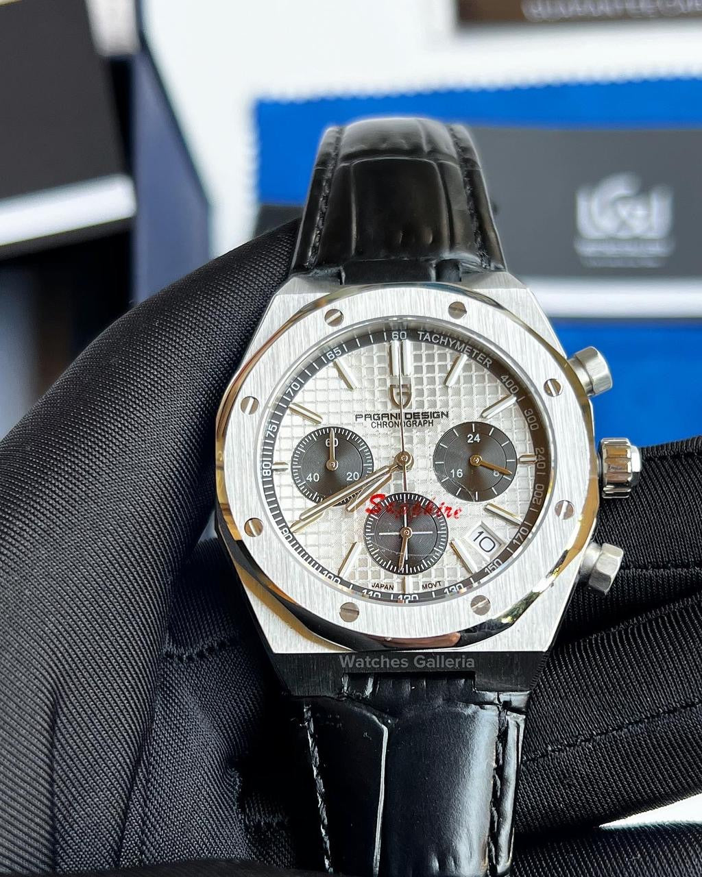 Pagani Design Royal Oak Chronograph Quartz (Silver) PD1707