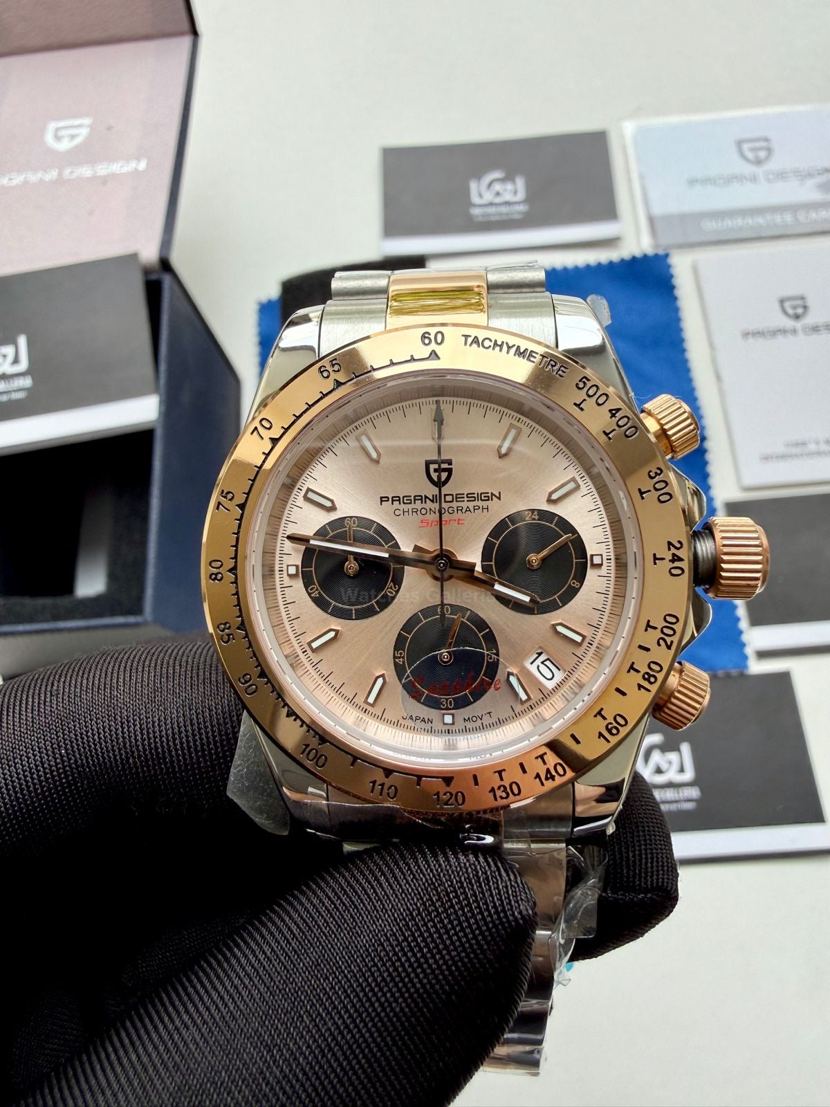 Pagani Design Daytona Quartz (Rose Gold Two Tone) PD1644