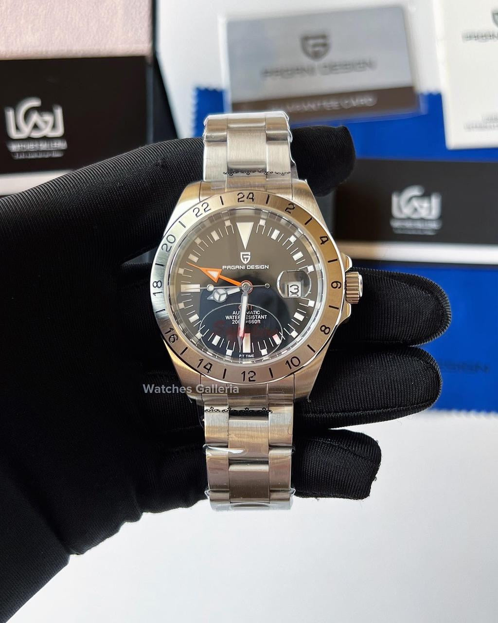Pagani Design Explorer II Freccione Automatic (White) PD1693