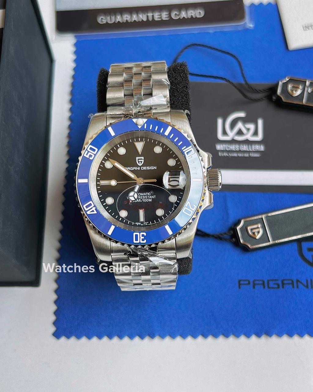 Pagani Design Submariner Automatic (Smurf Black) PD1661