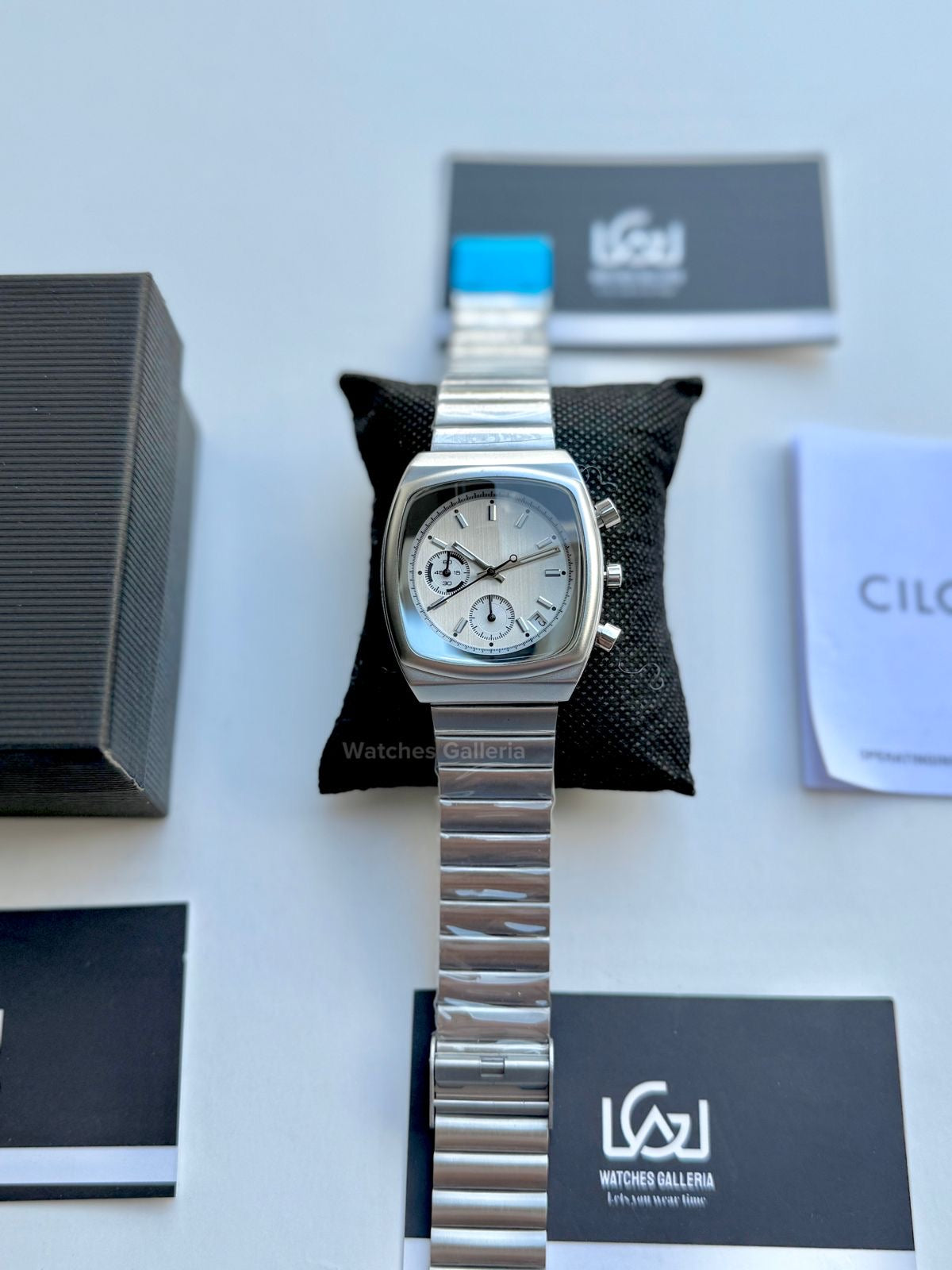 Ciloa Chronograph Steel (Silver) ciloa501 Watches Galleria