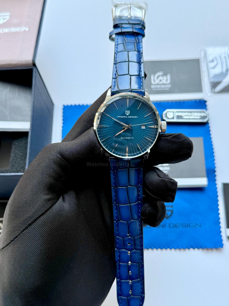 Pagani Design PD2770 Cocktail Automatic Watch Blue Dial – Luxury Men’s Mechanical Dress Watch in Pakistan | Watches Galleria
