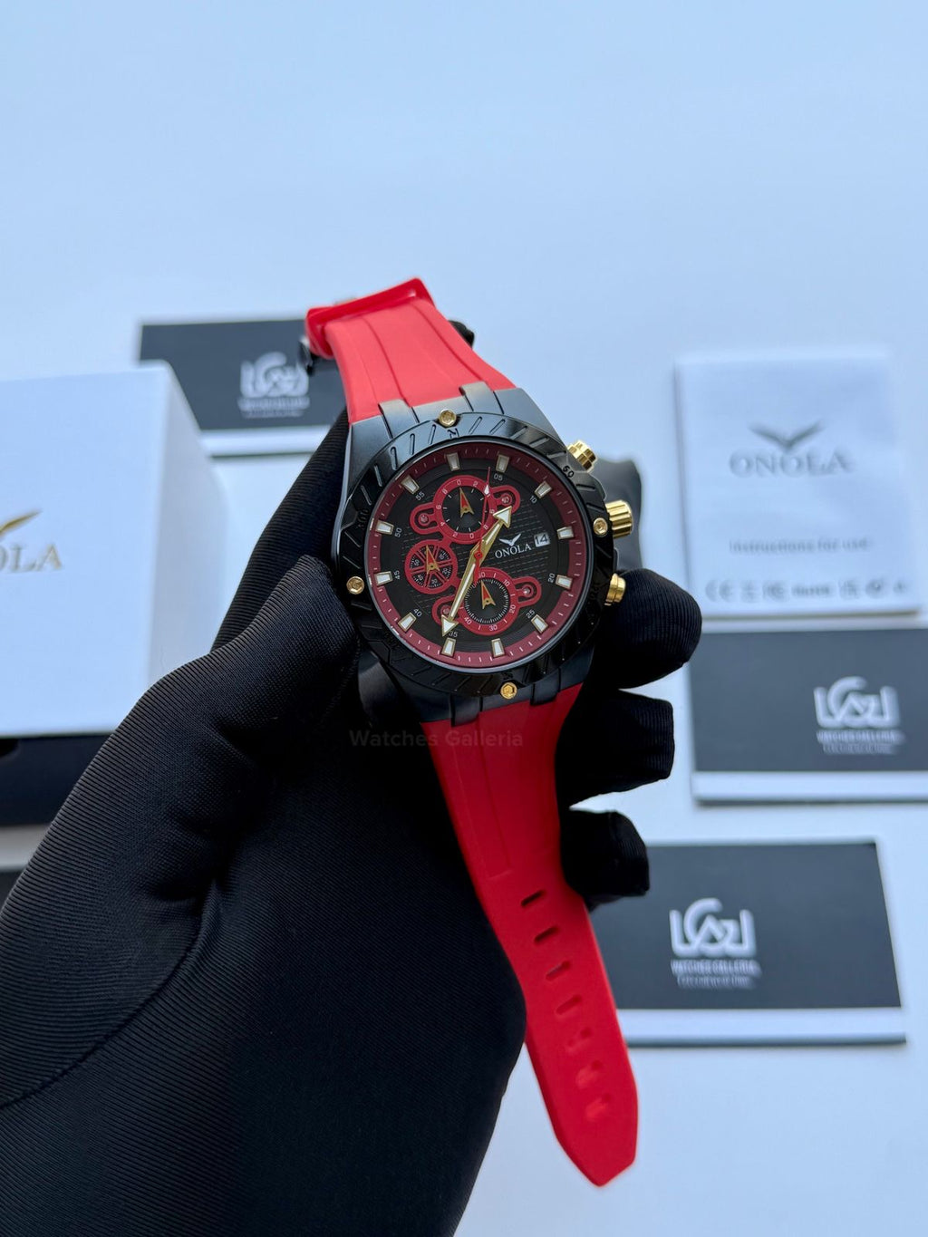 Onola 6857 Offshore Chronograph Red 46mm Quartz – Royal Oak Offshore Design