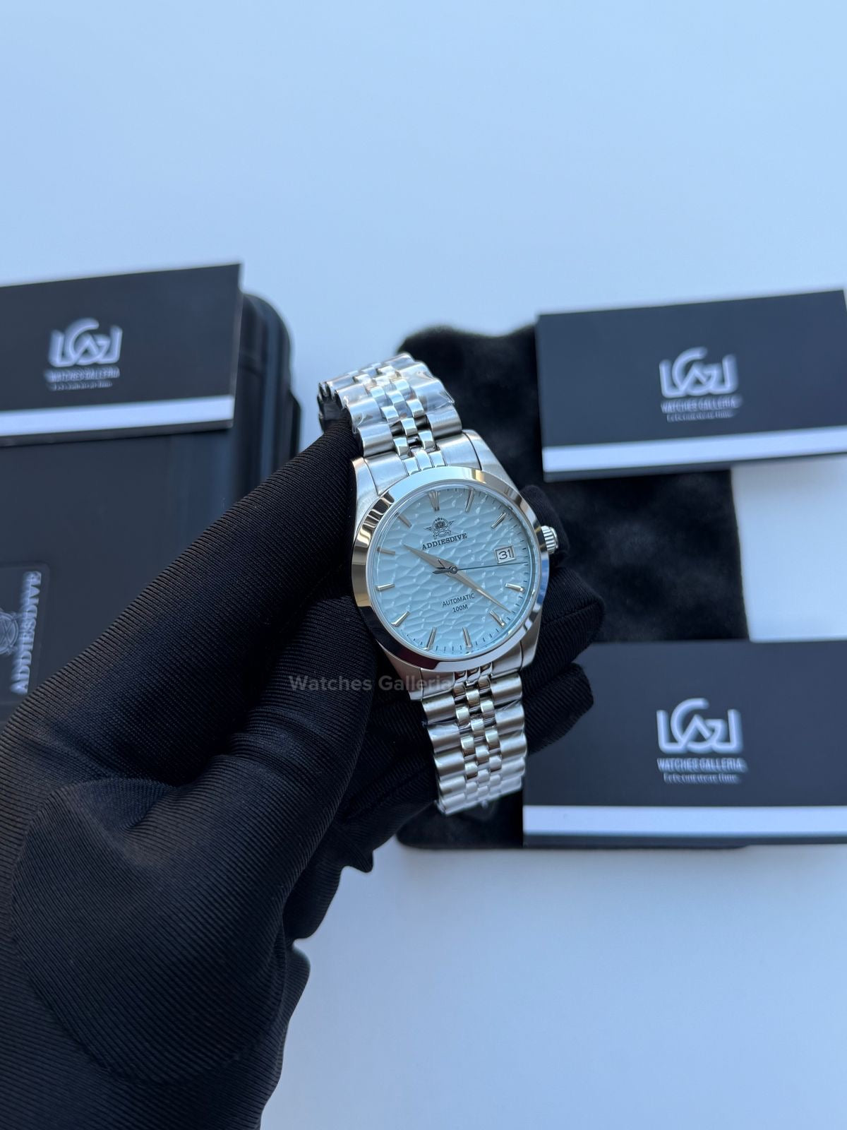 Addiesdive Omiwatari (Ice Blue) Japan Automatic Movement AD2118 Watches Galleria