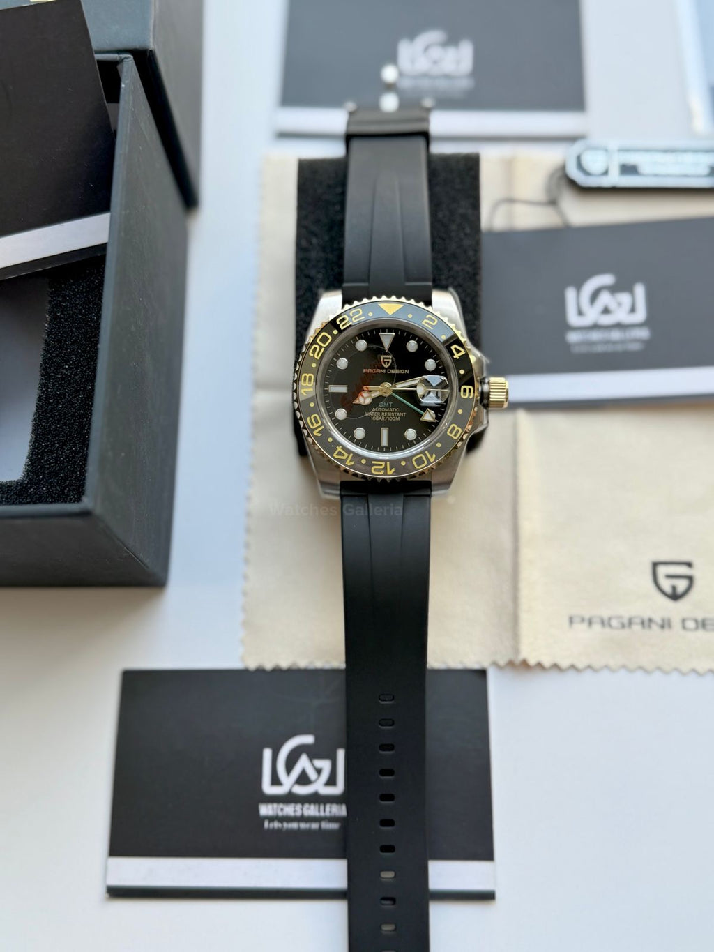 Pagani Design PD1662 GMT Master II Zombie Silicon Edition V6 in Pakistan – Automatic GMT Luxury Men’s Watch with Sapphire Crystal & Rotating Bezel