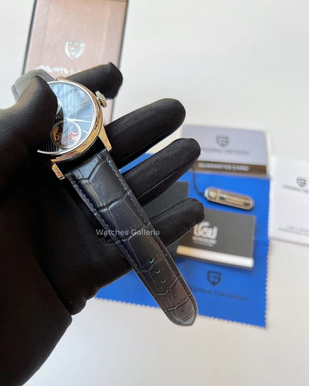 Pagani Design Cocktail Moonphase Tourbillon Automatic (Blue) PD1656 "DISCONTINUED"
