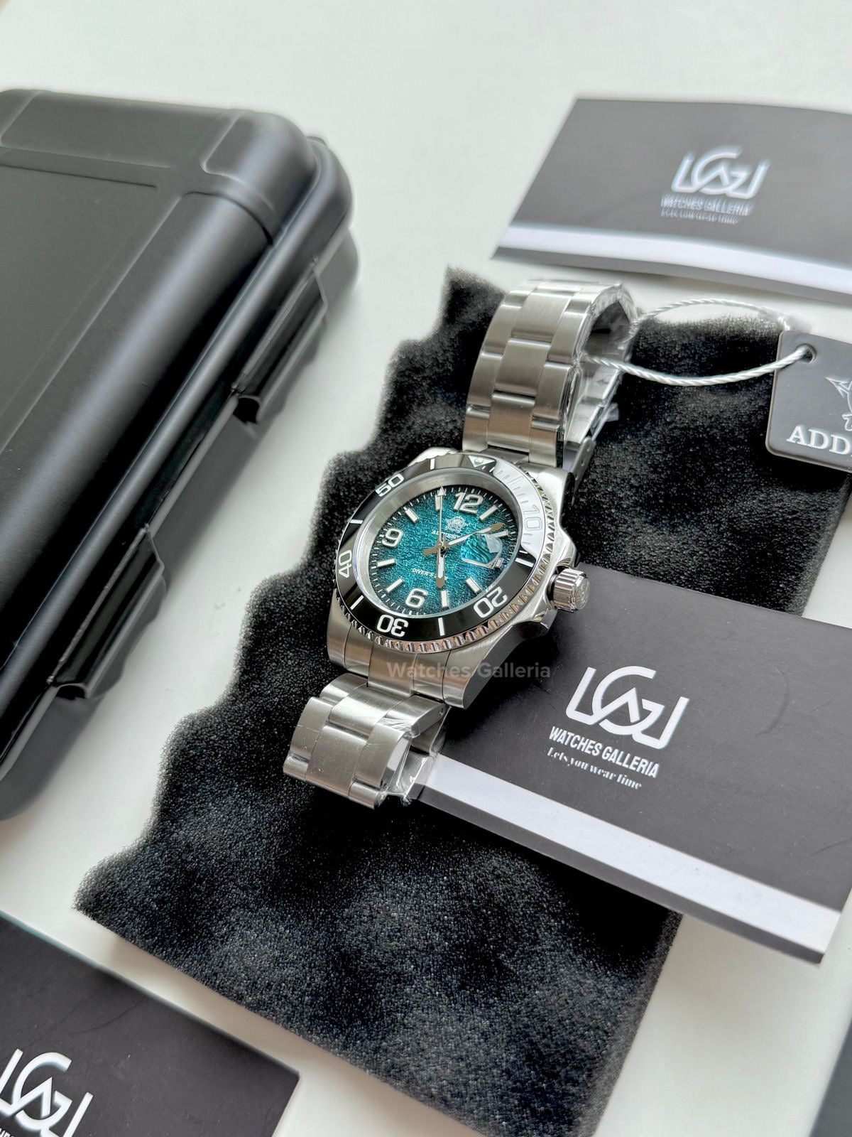 Addiesdive Submariner Gradient Quartz (Blue) AD2513 Watches Galleria © Copyrights All Right Reserved