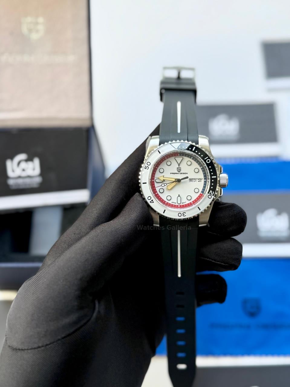Pagani Design PD1726 Mini Gundam Limited Edition Automatic Watch – Sapphire Crystal, Seiko NH36A, Ceramic Bezel