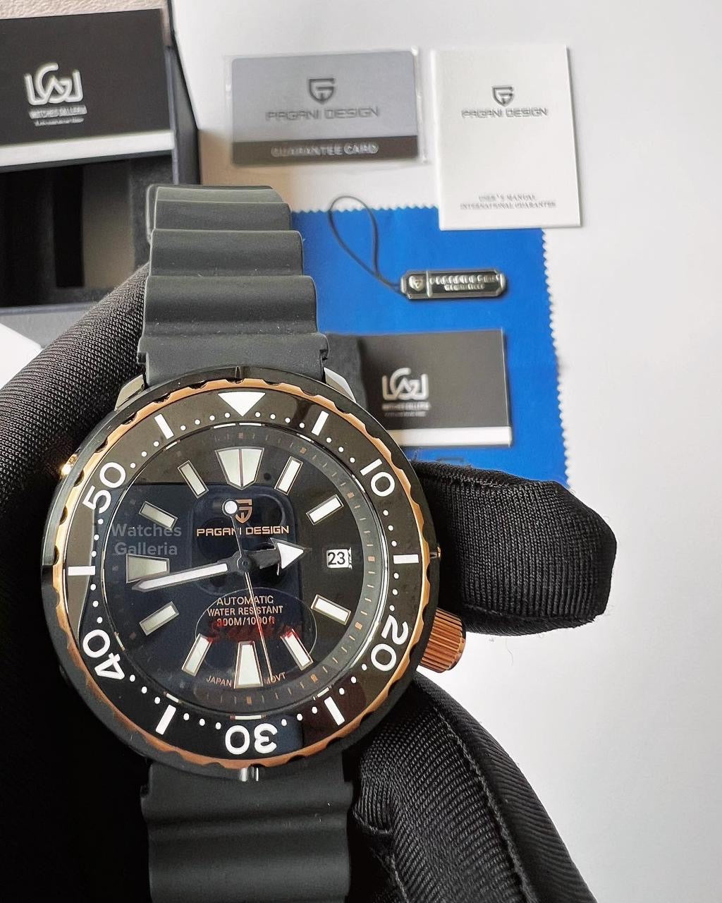 Pagani Design Tuna Automatic (Black Gold) PD1695