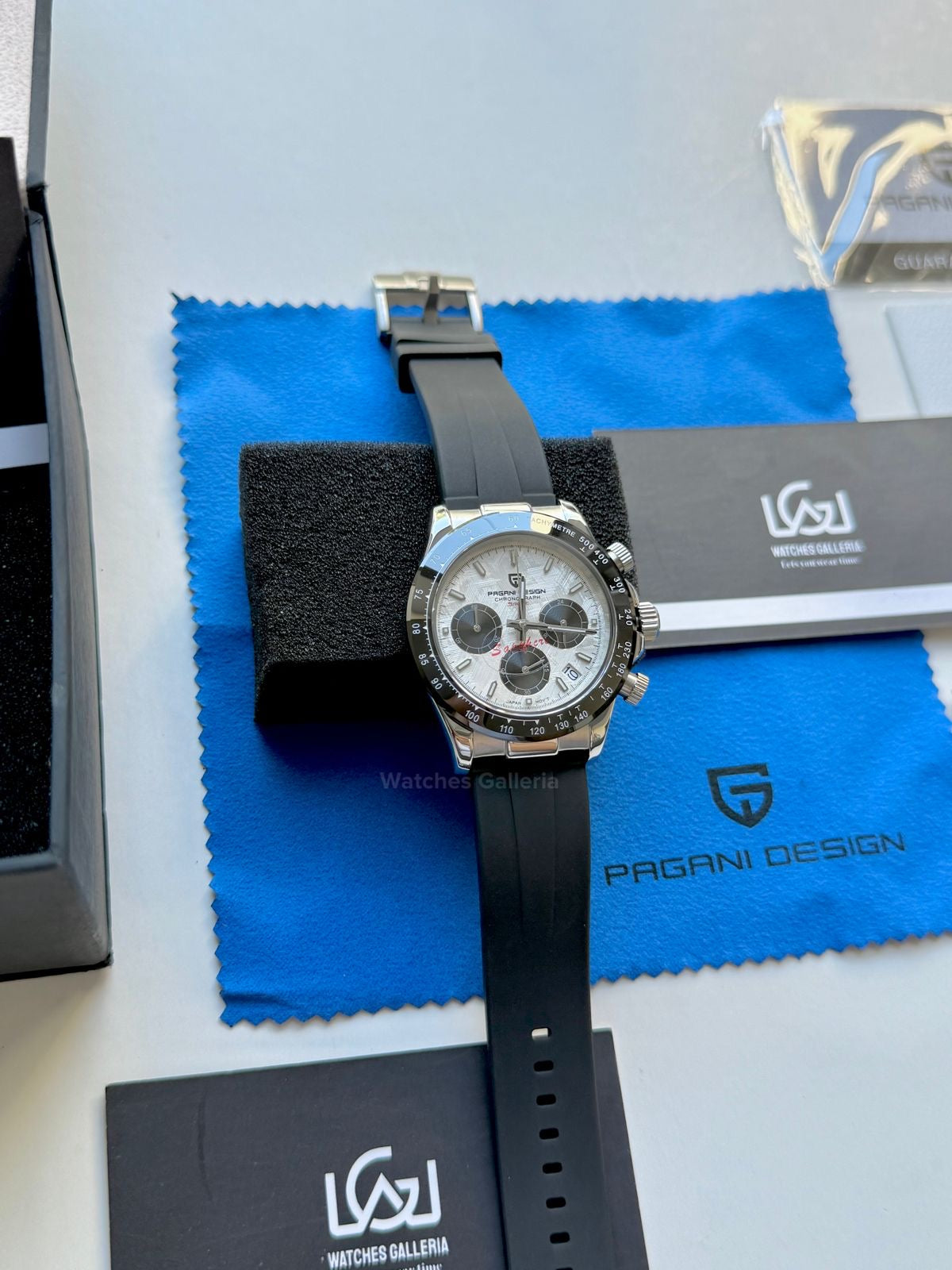 Pagani Design Daytona Quartz (White Meteorite) PD1664
