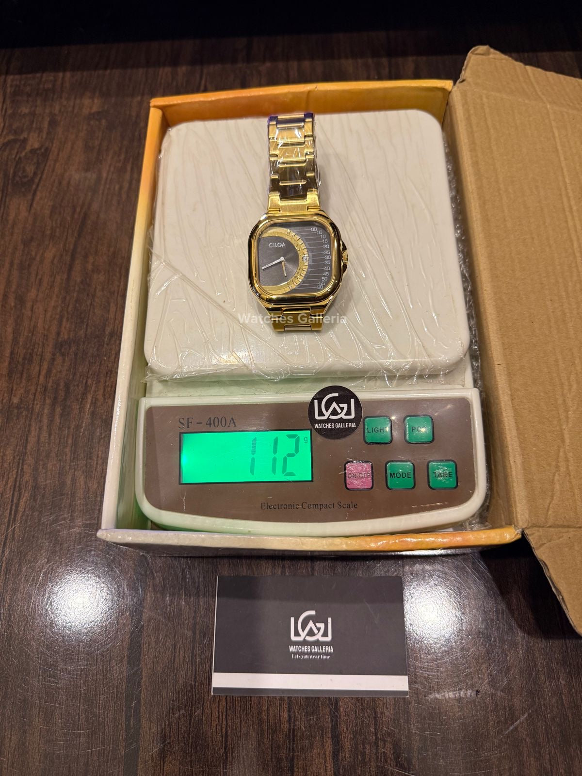 Ciloa Watch 513 Gold Square (Gold) Ciloa Watch in Pakistan