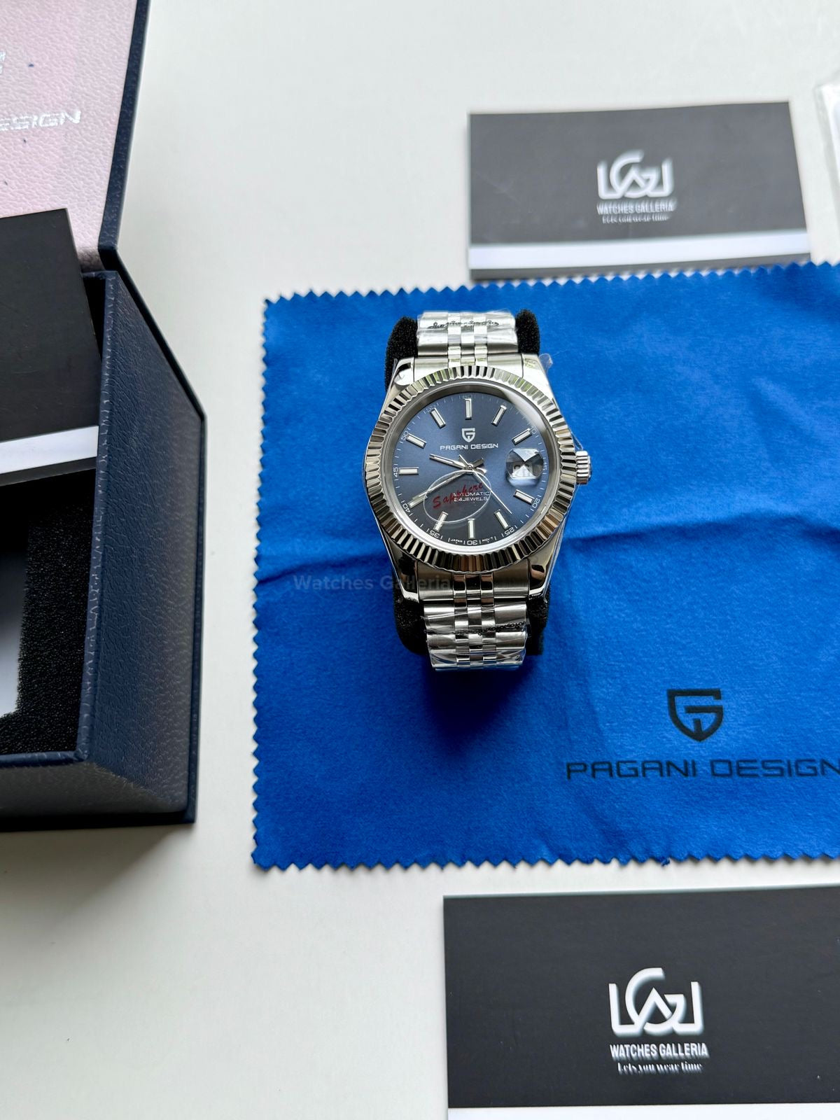 Pagani Design Datejust Automatic PD1645 (Blue) Pagani Design in Pakistan