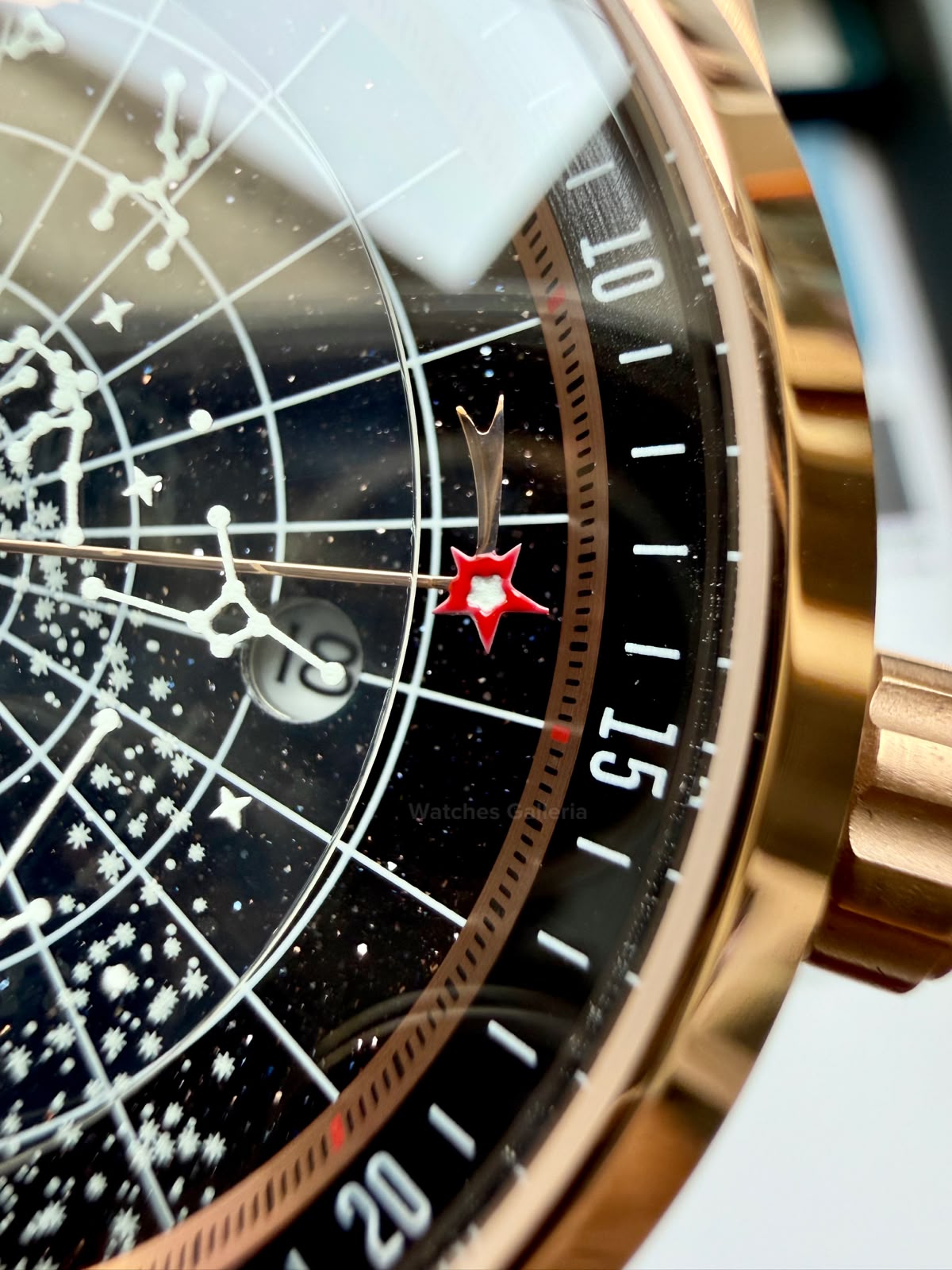 OBLVLO GC (Brown Rose Gold Black) Grand Complications Celestial Automatic Watch Brown & Black Dial with Rose Gold Details, Moving Constellation & Earth Display – OBLVLOGC | Oblvlo