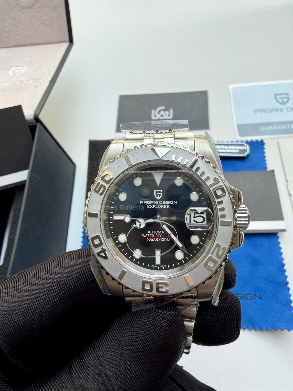 Pagani Design PD1651 YachtMaster Deep Sea 40mm Automatic – Seiko NH35A Japan Movement | Sapphire Crystal | 100M WR | Jubilee/Oyster Bracelet