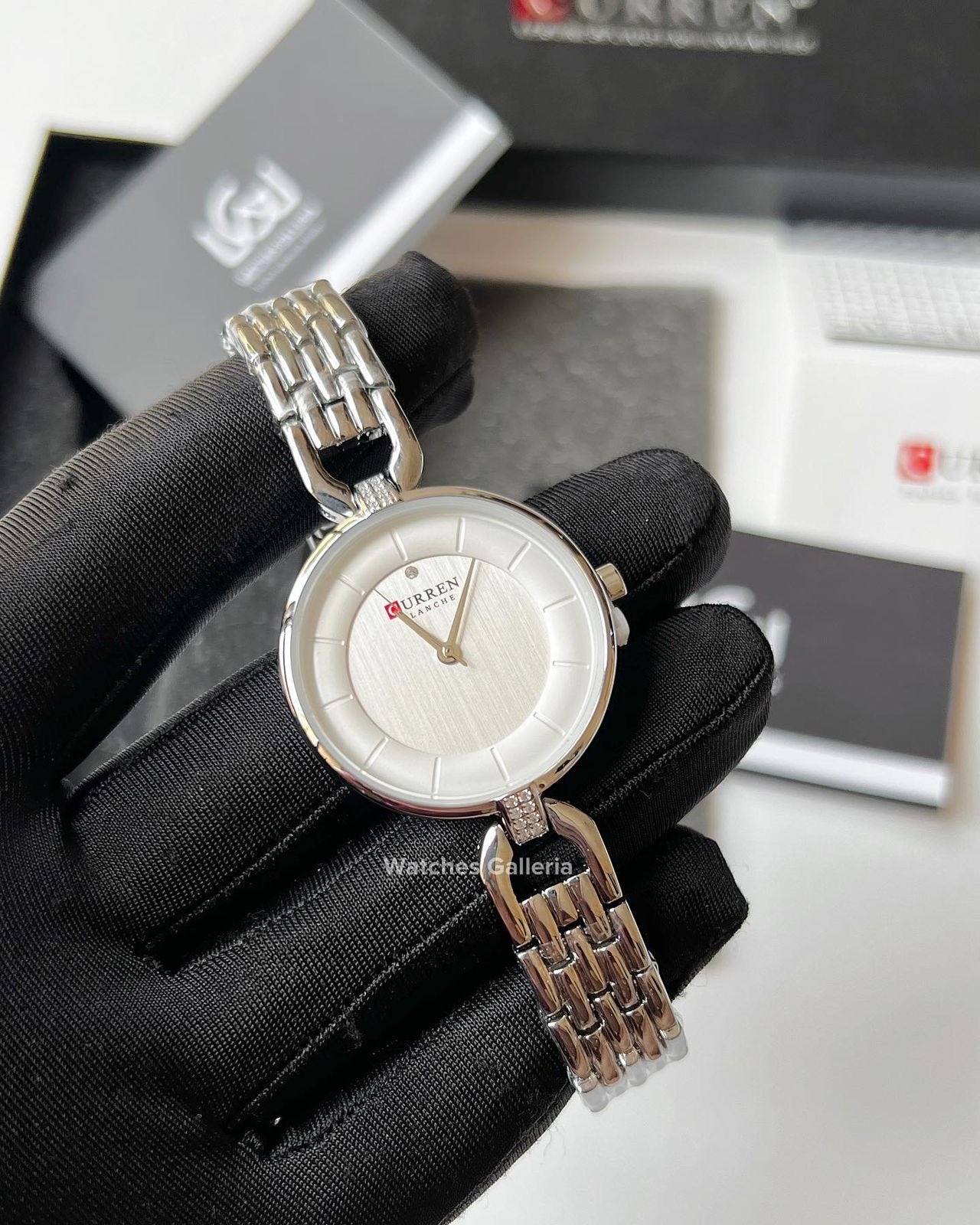 Curren Ladies Watch Quartz (Silver) C9052
