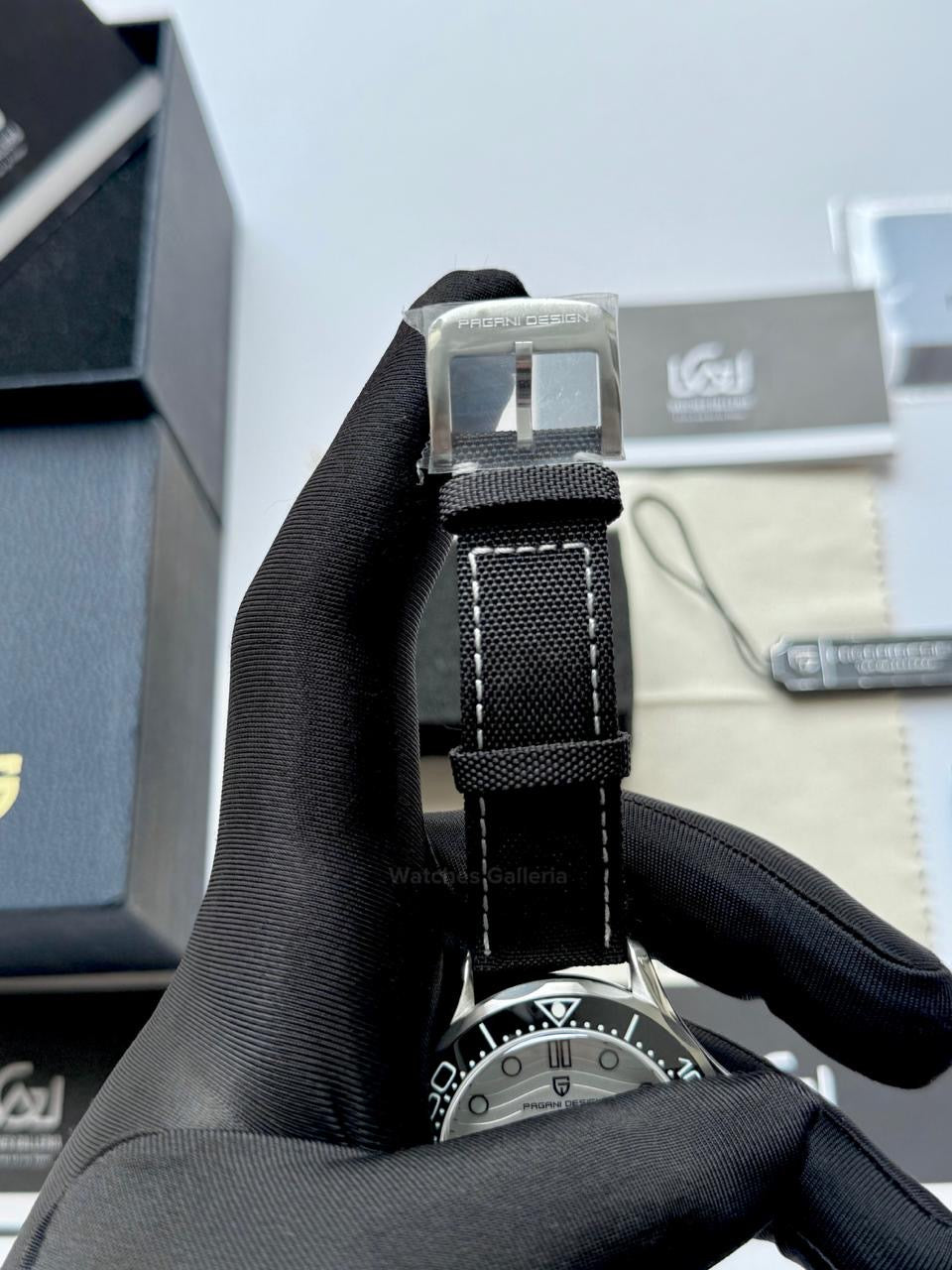 Pagani Design PD1685 Seamaster Diver White Automatic Watch – 200M Sapphire Crystal NH35A/Miyota Luxury Dive Watch in Pakistan | Watches Galleria