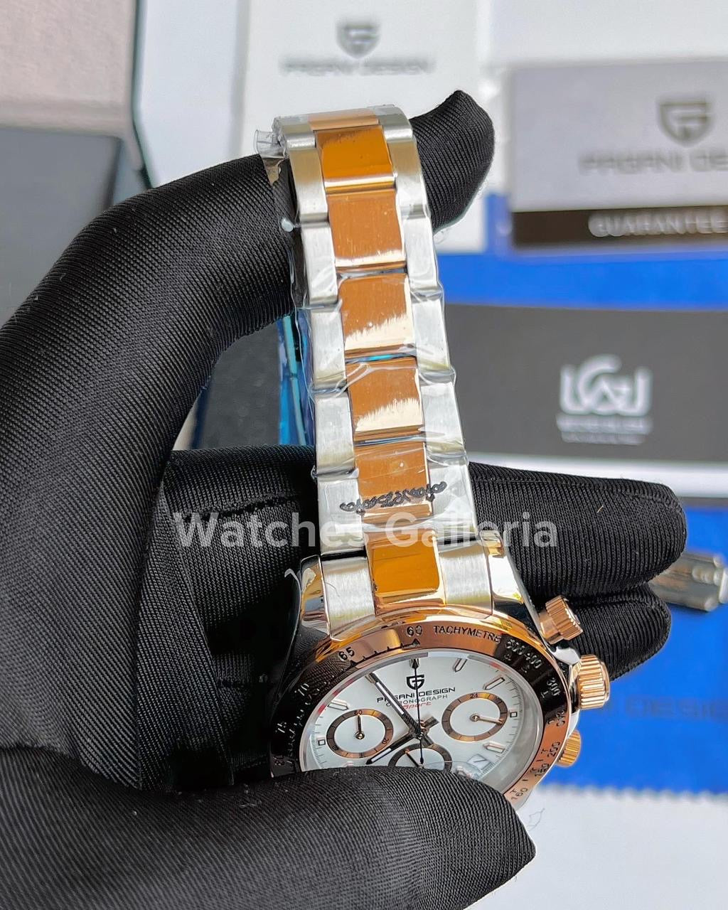 Pagani Design Daytona Quartz (Two Tone White) PD1644