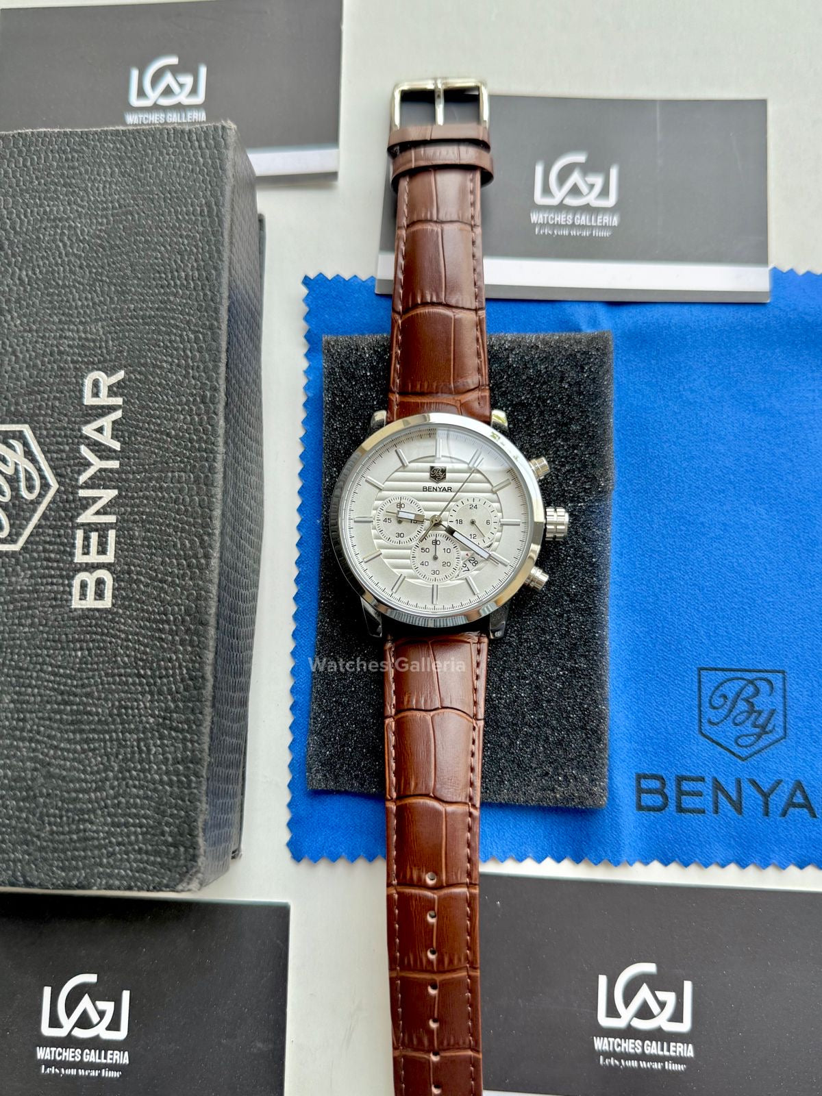 Benyar Classic Calendar Quartz (Brown) BY5104 Watches Galleria