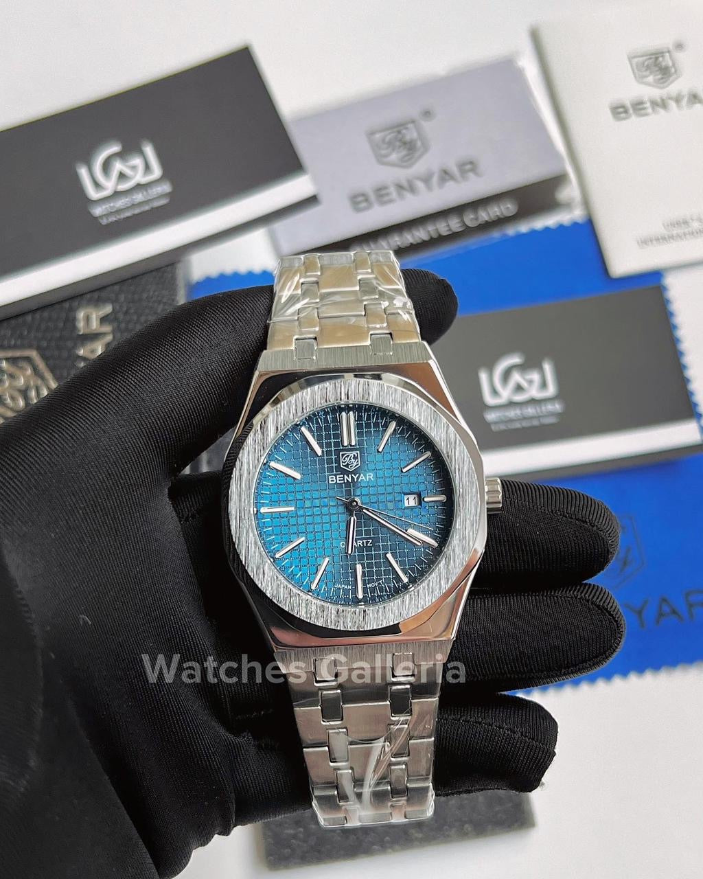 Benyar Royal Oak V1 Quartz (Blue) BY5156