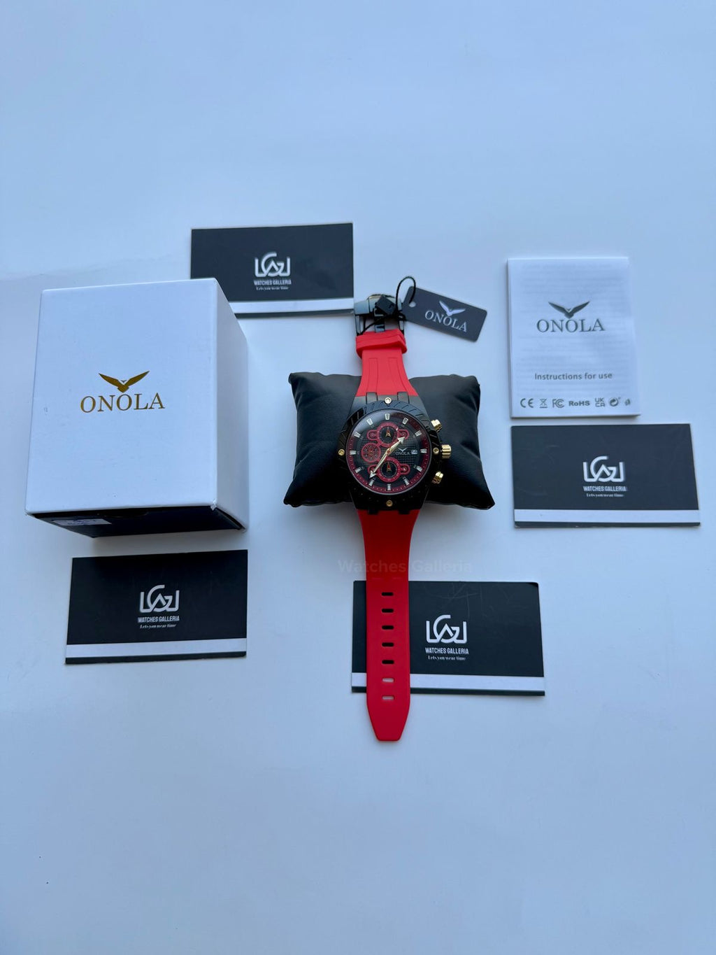 Onola 6857 Offshore Chronograph Red 46mm Quartz – Royal Oak Offshore Design