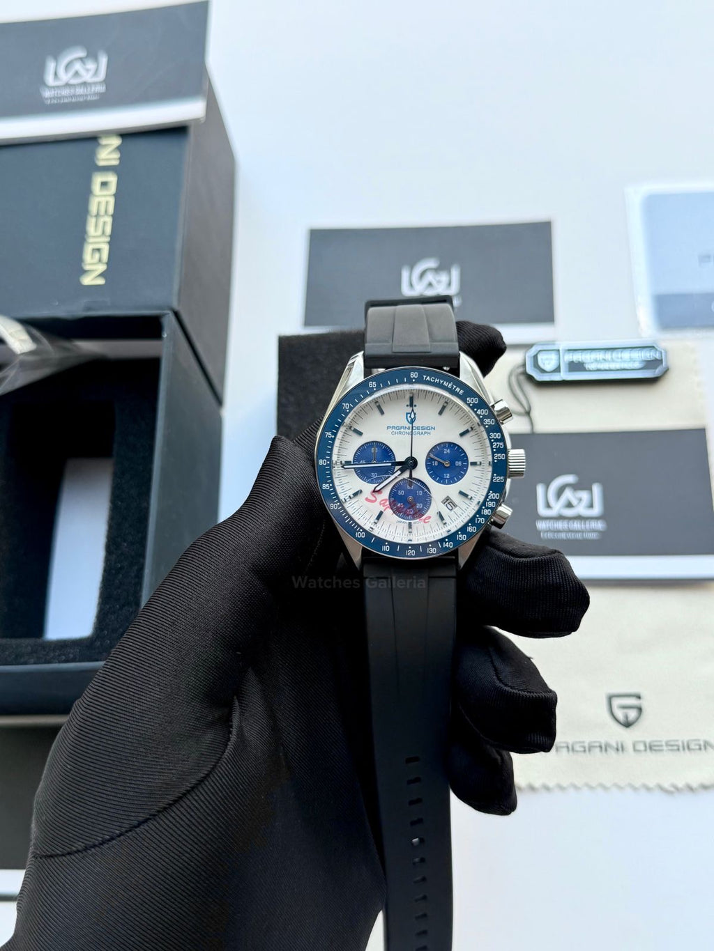 Pagani Design PD1701 Speedmaster Moonwatch Blue 40mm Chronograph – Seiko VK63 Quartz | Sapphire Crystal | 100M WR