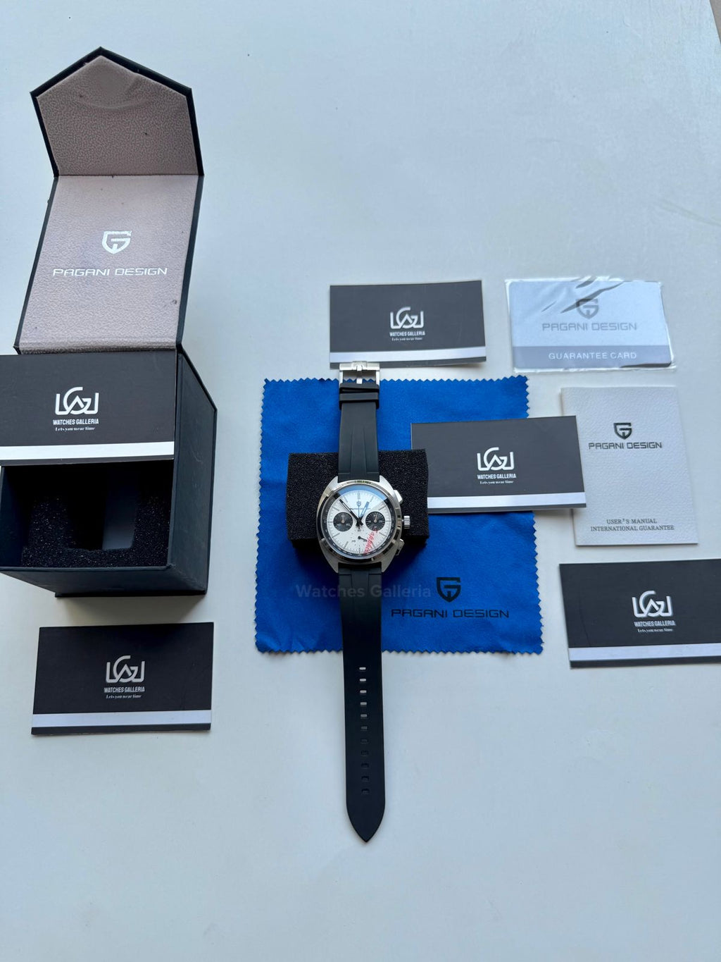 Pagani Design Vintage Chronograph Quartz PD1782 (White) Pagani Design in Pakistan