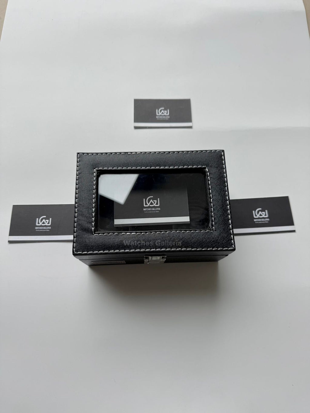 Watch Organizer Box (Black) | 3 Slots Watch Box | Watch Storage Box | Watch Box