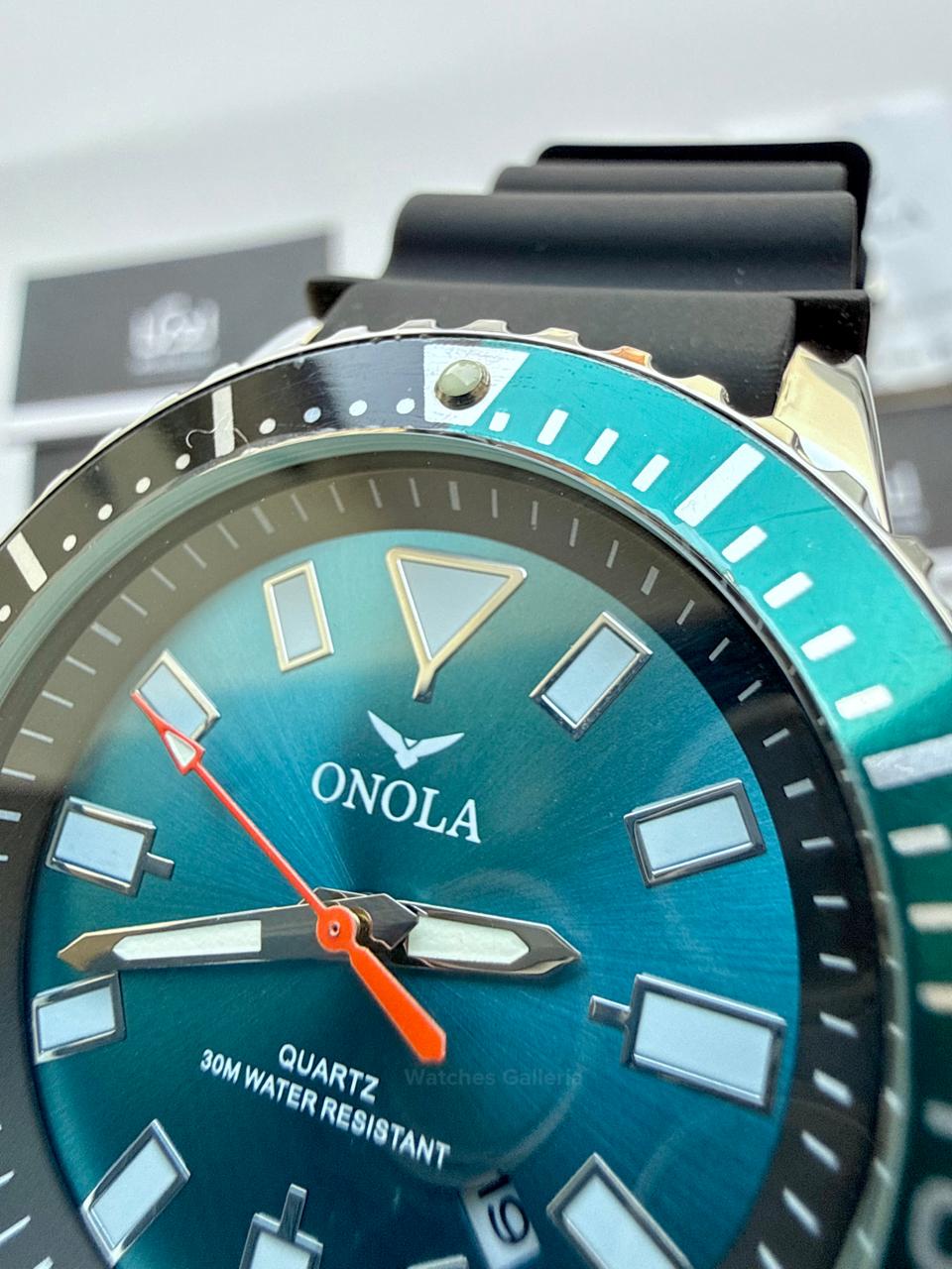 Onola 3850 Sports Diving Style Quartz (Blue/Black) Onola Pakistan