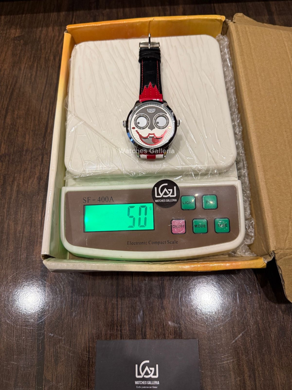 Lige Clown Watch Quartz (Red/Silver) LG89160 Watches Galleria