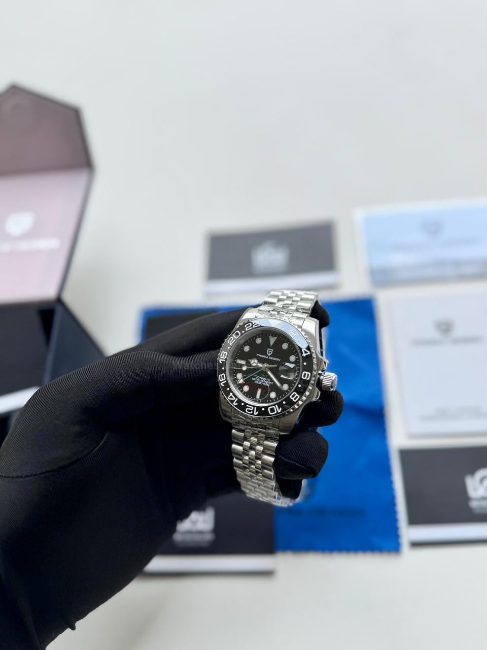 Pagani Design PD1662 GMT Master II Jubilee Edition Automatic (All Black) Pagani Design in Pakistan