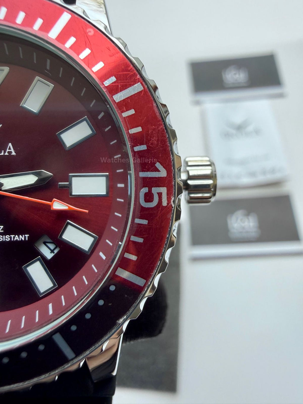 Onola 3850 Sports Diving Style Quartz (Red) Onola Pakistan