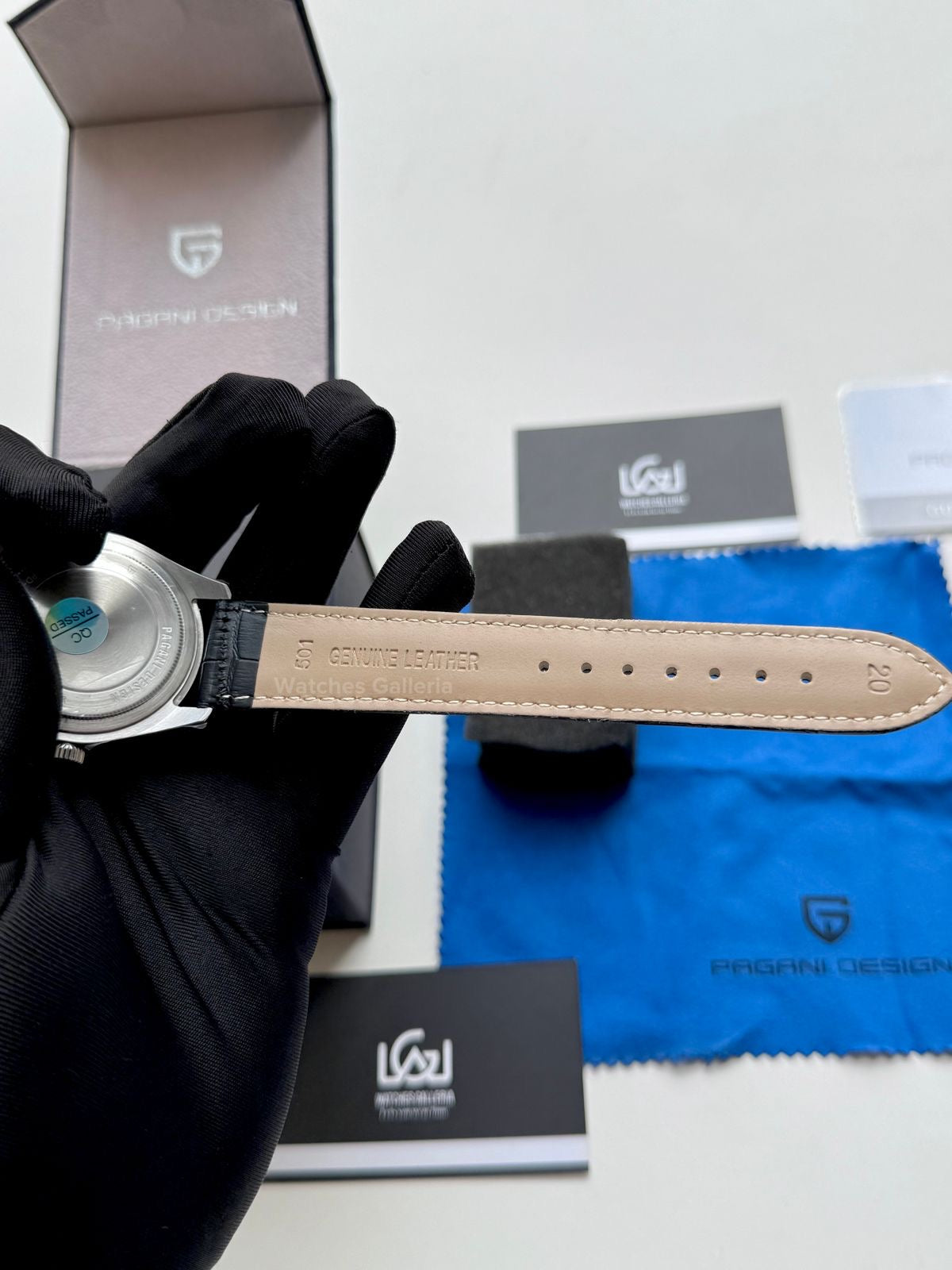 Pagani Design PD1717 Spirit Pilot (Blue/Black Leather Exclusive) Pagani Design Watch Pakistan